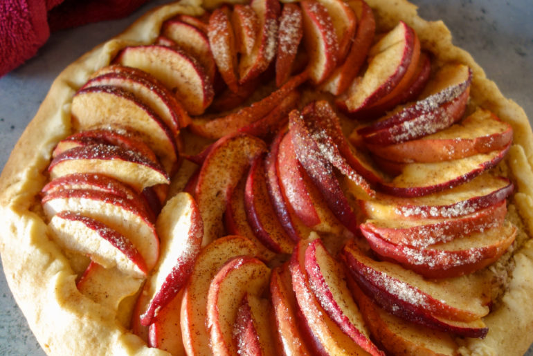 tarte rustique aux pommes