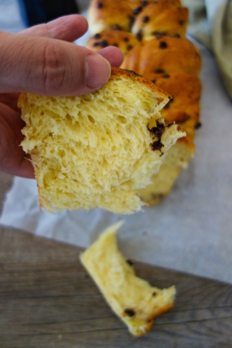 brioche à la mie filante 