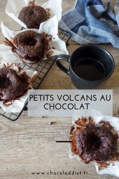 petits volcans au chocolat 