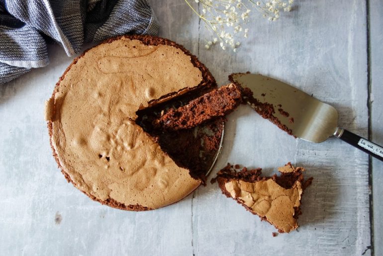 gâteau au chocolat mousseux