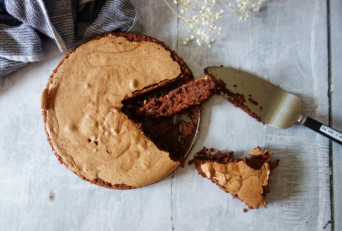 gâteau au chocolat mousseux