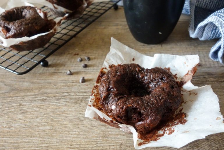 petits volcans au chocolat