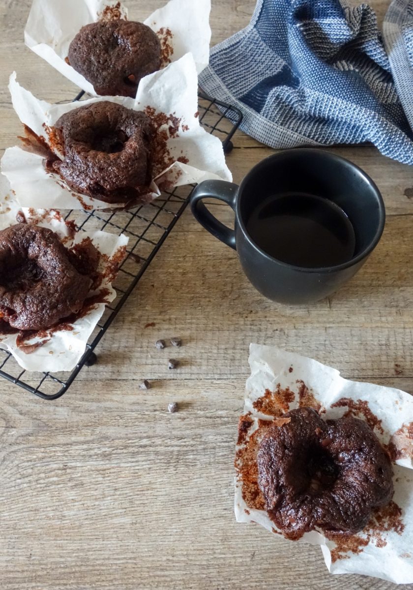 petits volcans au chocolat 