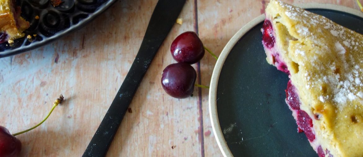 clafoutis cerises pistache