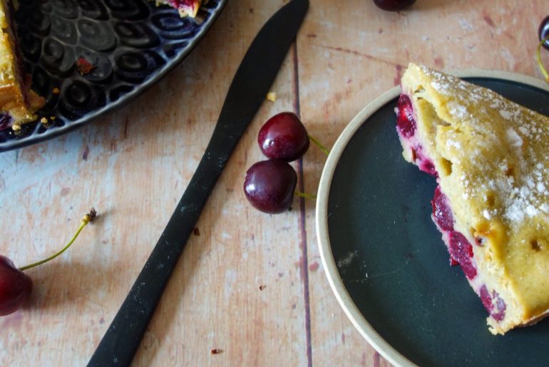 clafoutis cerises pistache