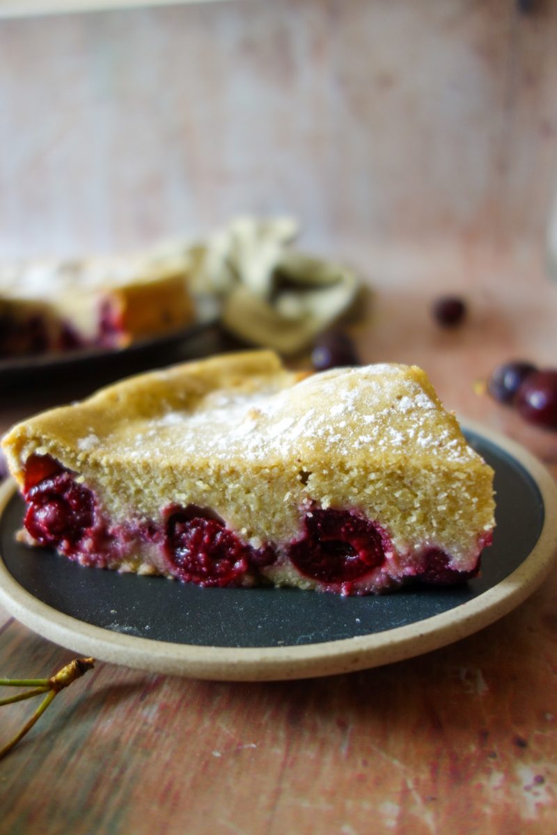 clafoutis cerises pistache 