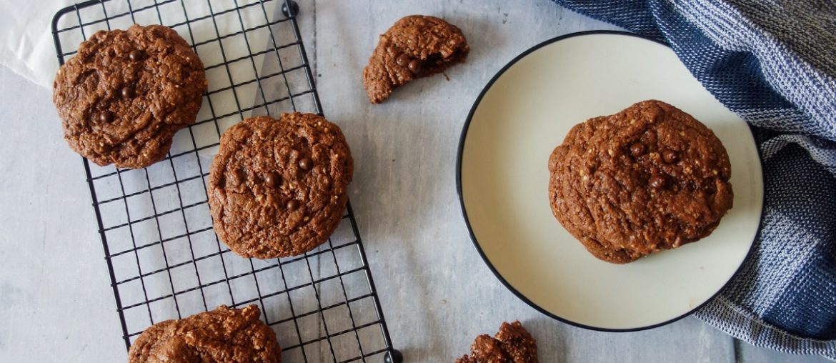 cookies au beurre de cacahuètes au chocolat