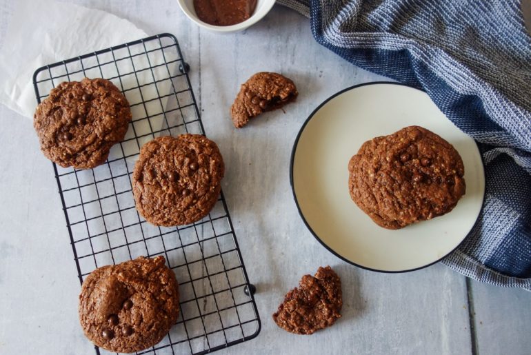 cookies au beurre de cacahuètes au chocolat