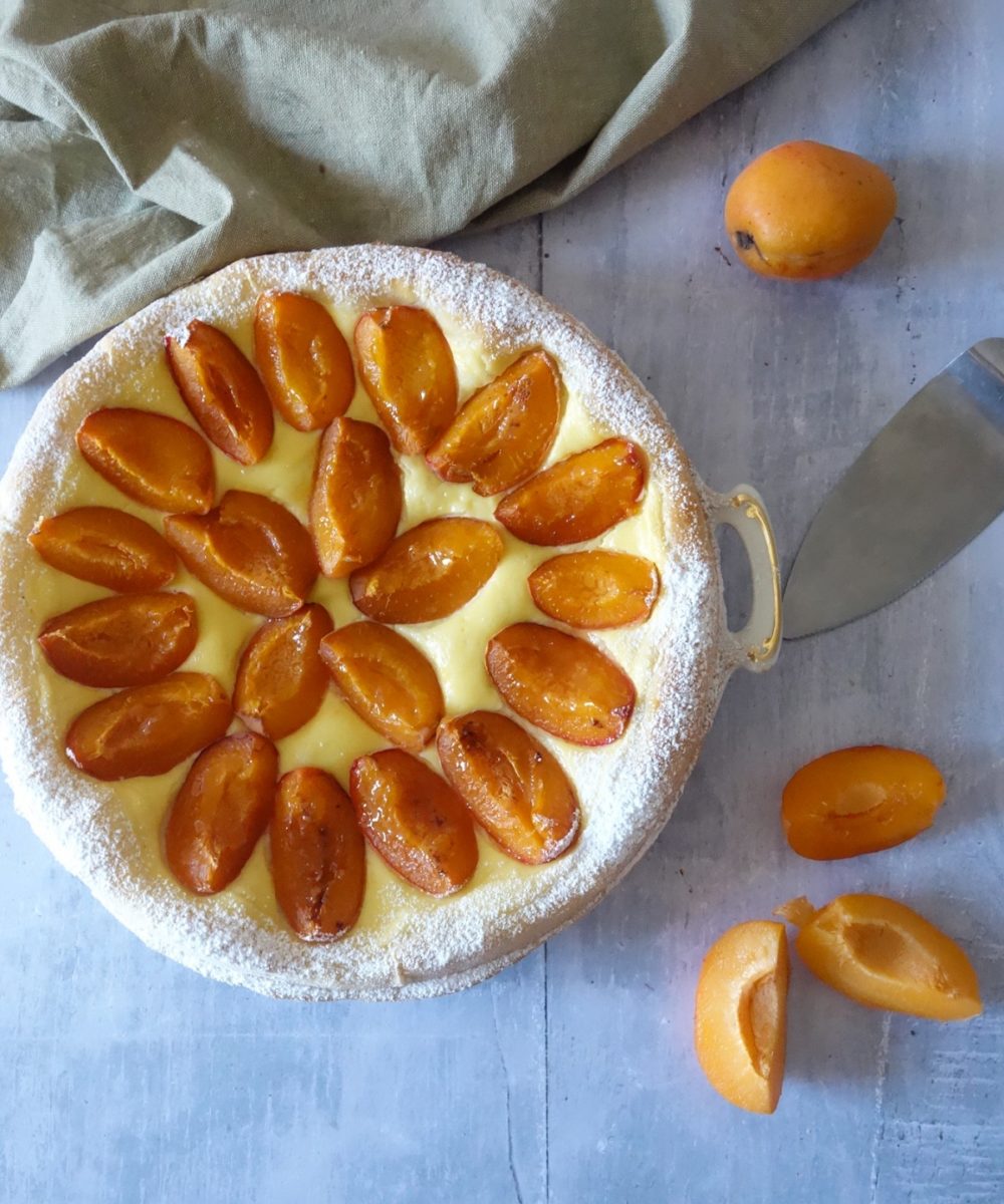 tarte briochée aux abricots 