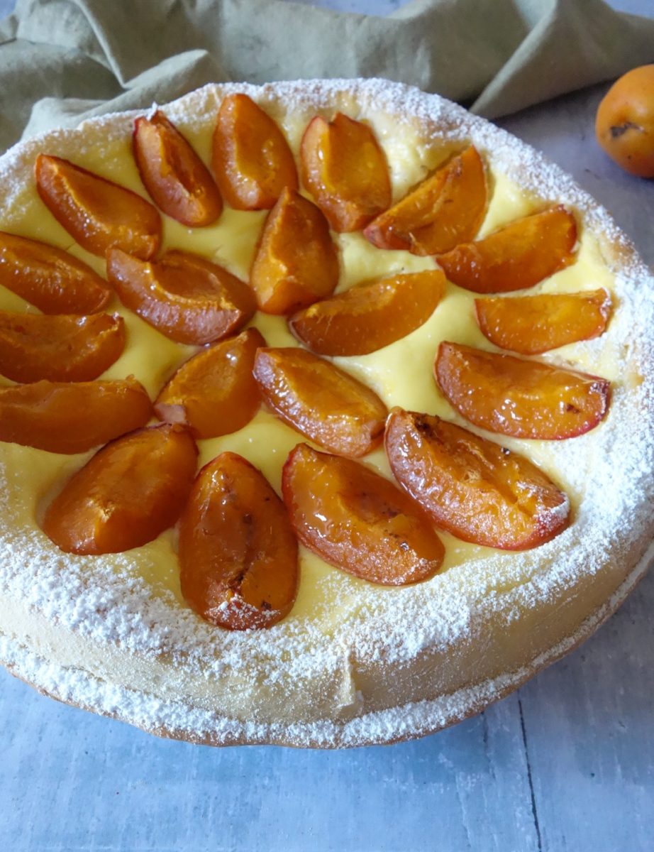 tarte briochée aux abricots 