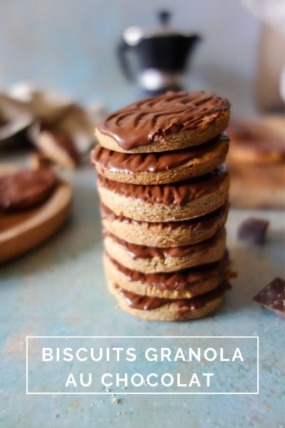 biscuits granola au chocolat