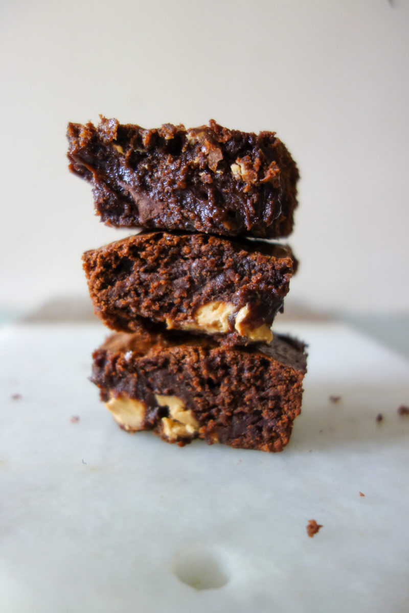 brownie au dulcey et chocolat noir 