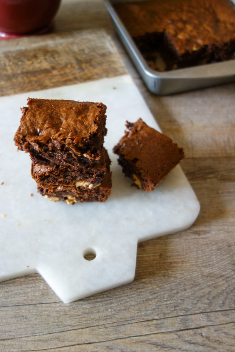 brownie au dulcey et chocolat noir 