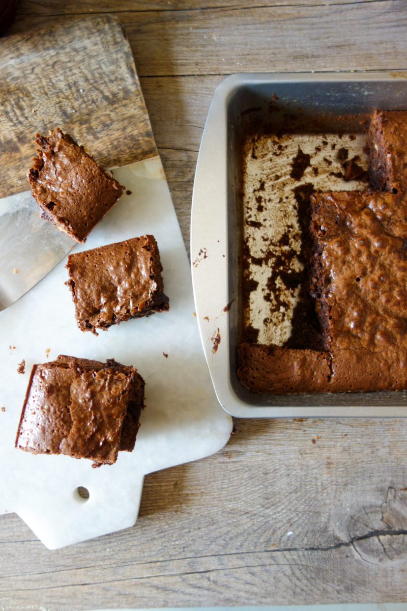 brownie au dulcey et chocolat noir 