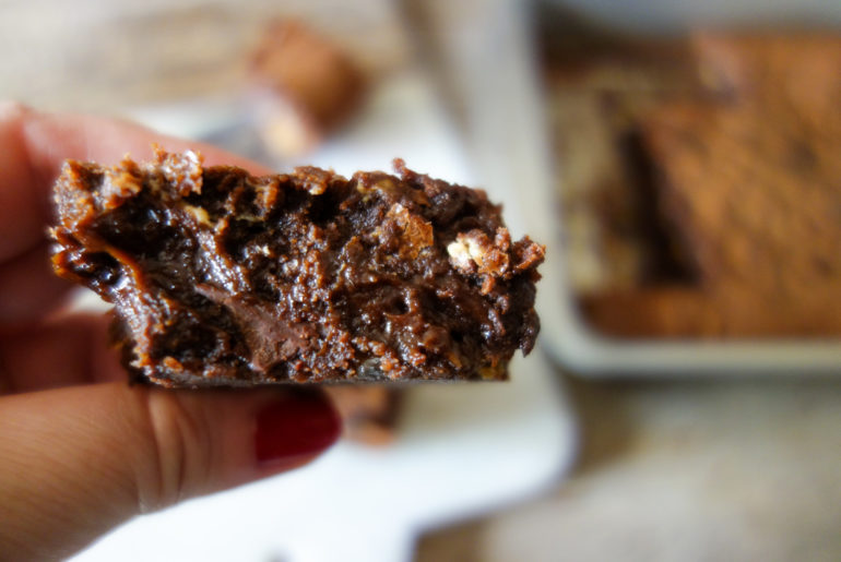 brownie au dulcey et chocolat noir