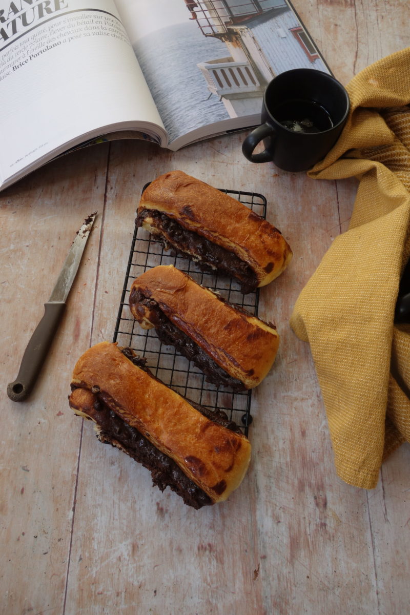 brioches suisses au chocolat 