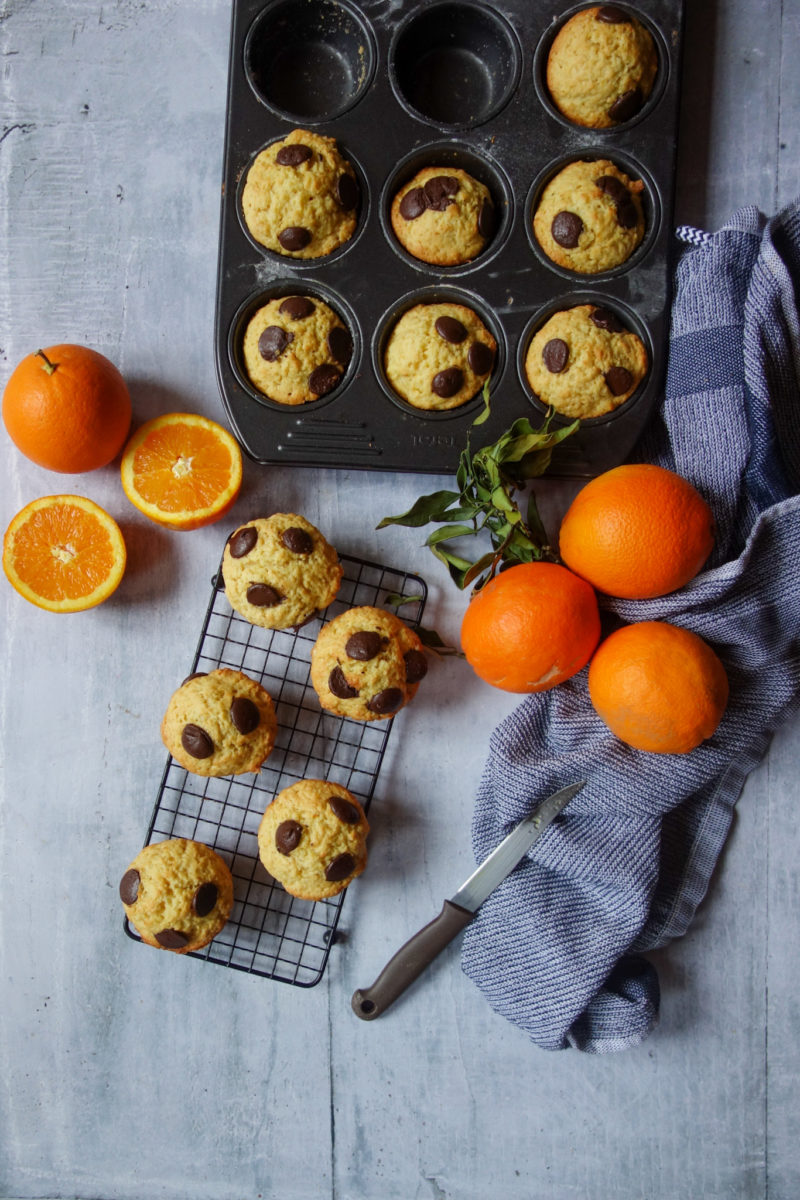 muffins orange au lait fermenté