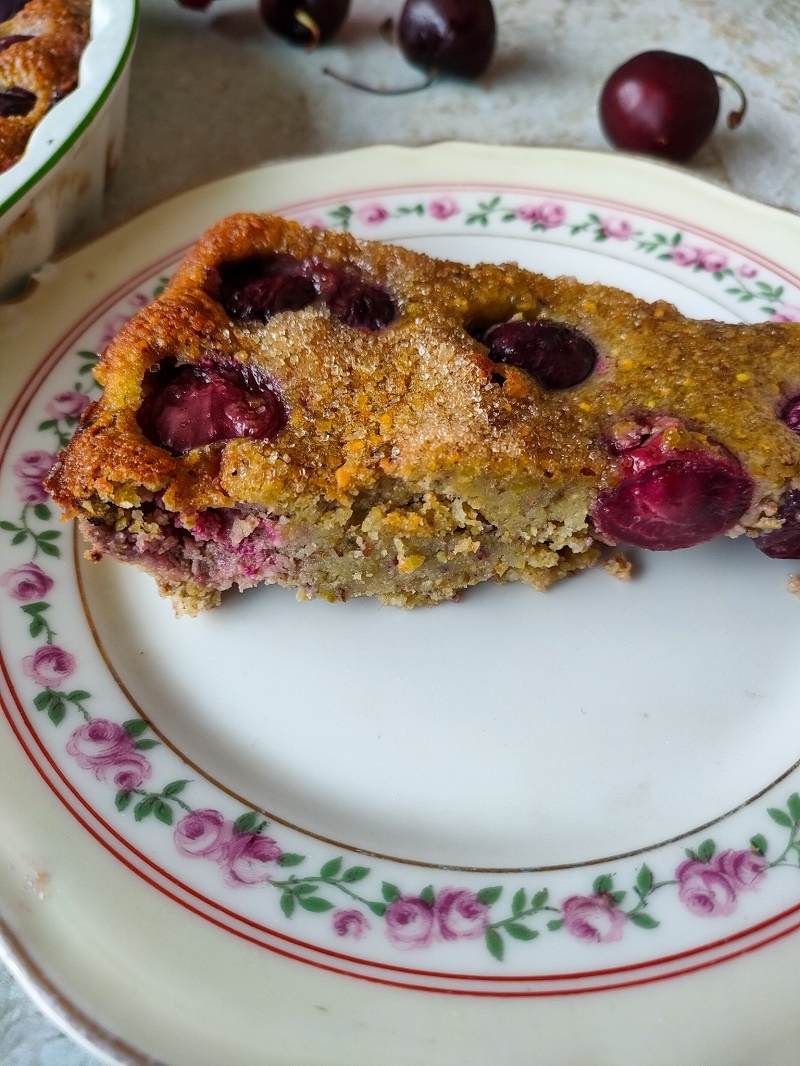 clafoutis pistache cerise 