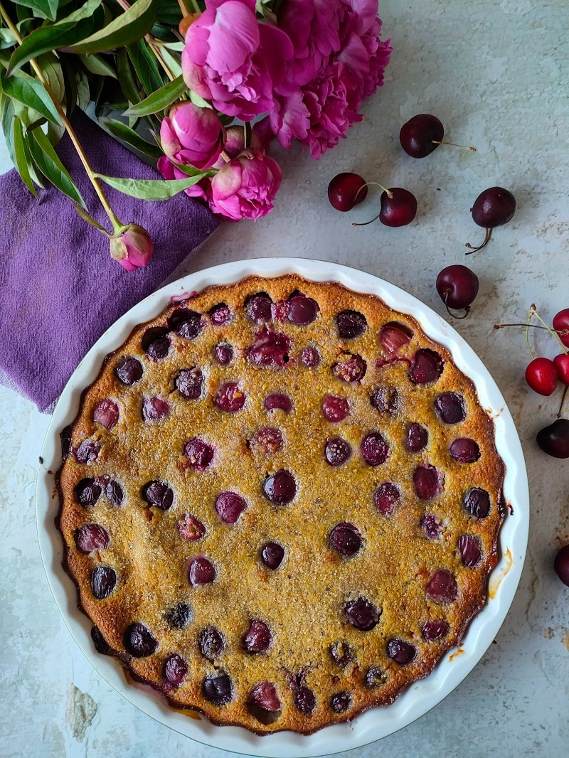 clafoutis pistache cerise 