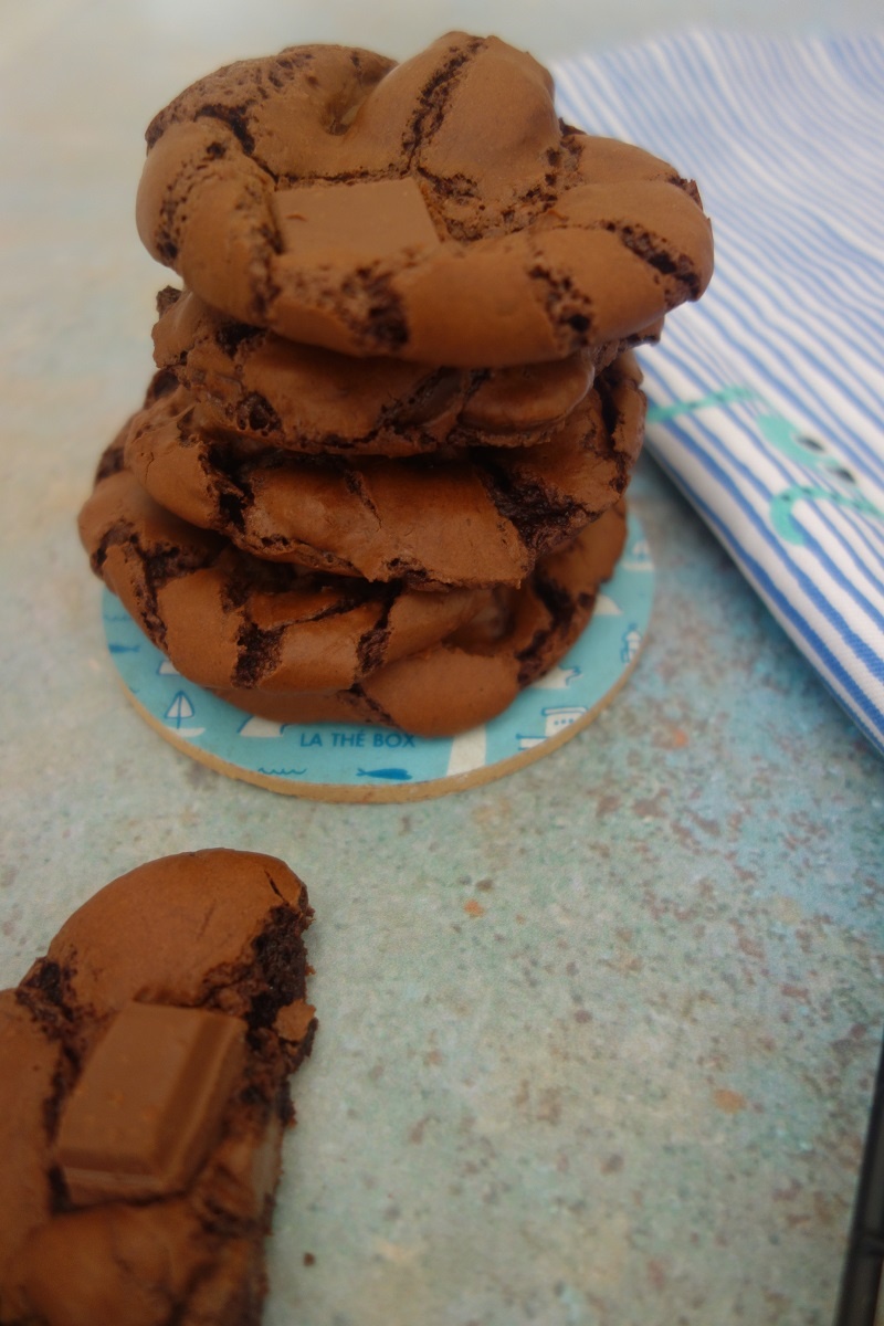 cookies meringués au chocolat 