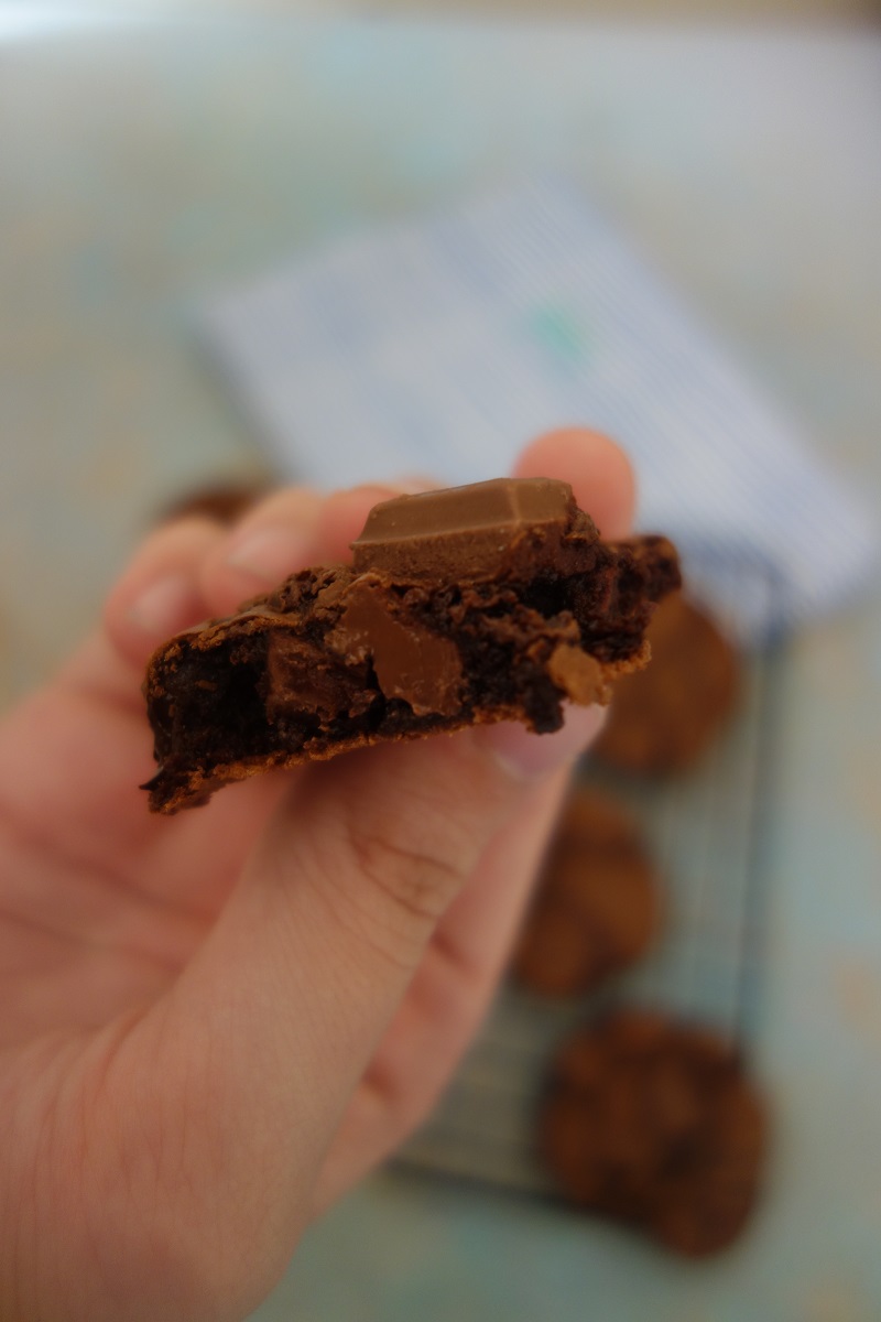 cookies meringués au chocolat 