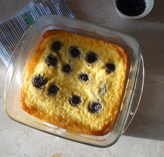 far breton à la crème de myrtille