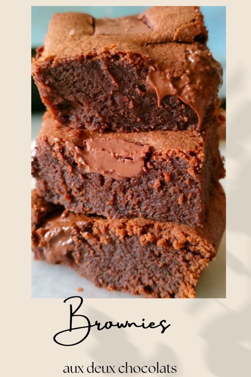brownie aux deux chocolats 
