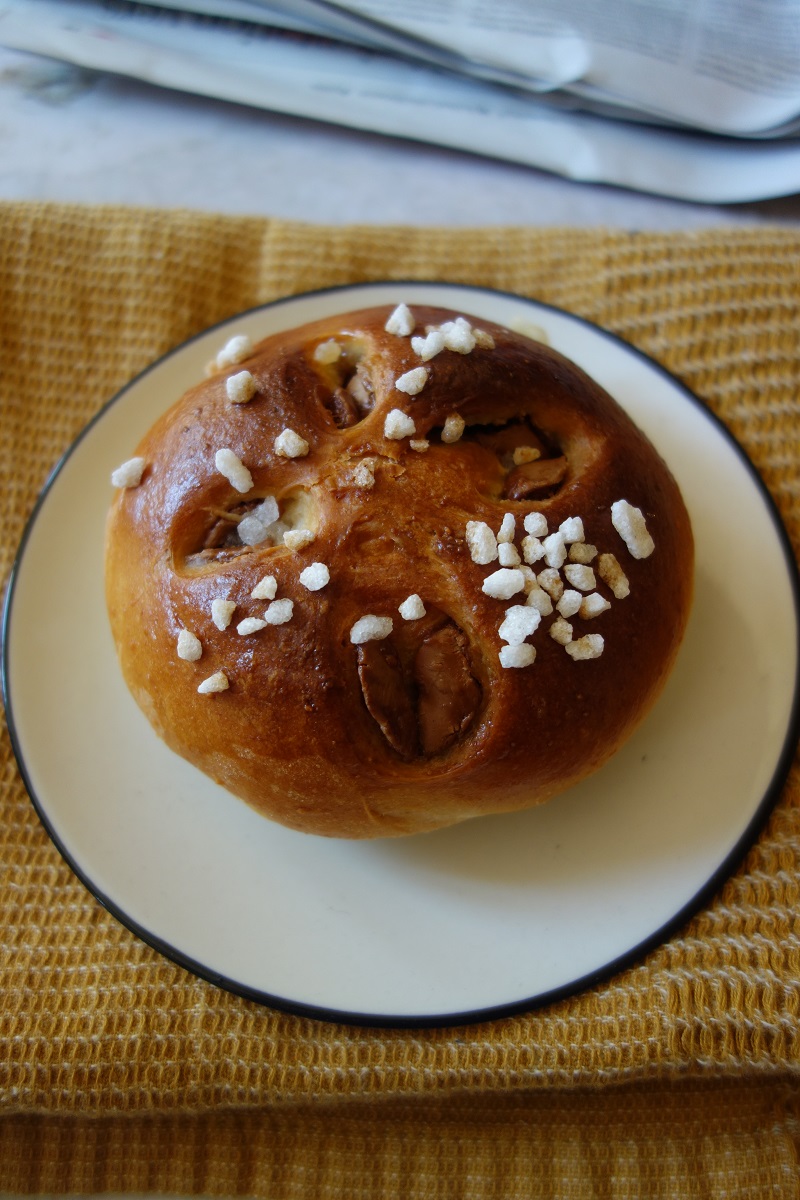 briochettes aux noisettes et gianduja 