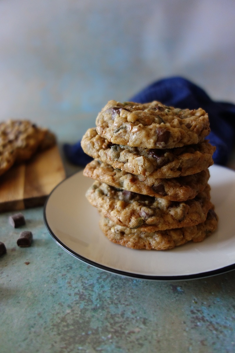 cookies aux graines et flocons d'avoine 