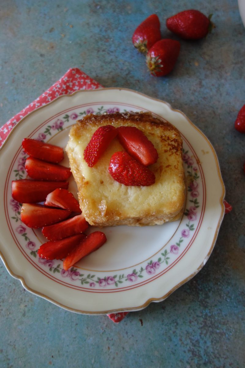 pain perdu aux fraises 