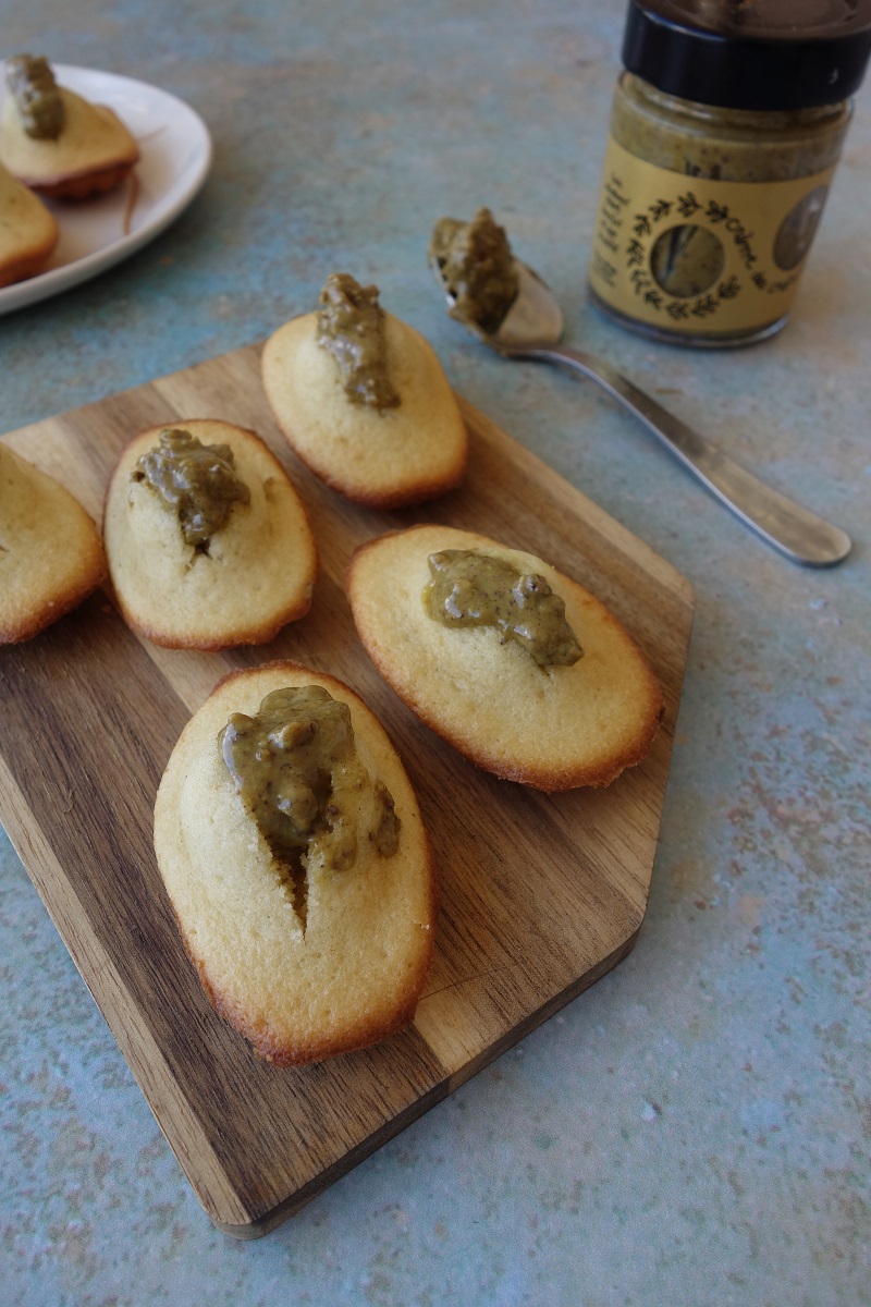 madeleines à la pistache 