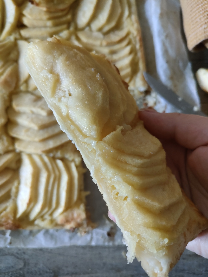 tarte aux pommes crème d'amandes 