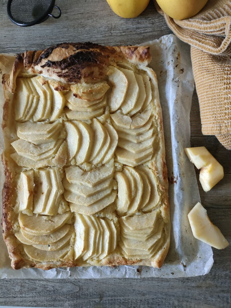 tarte aux pommes crème d'amandes 