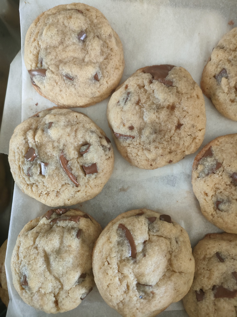 cookies tahini chocolat 