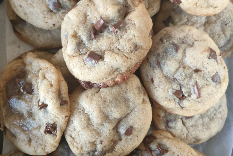 cookies tahini chocolat