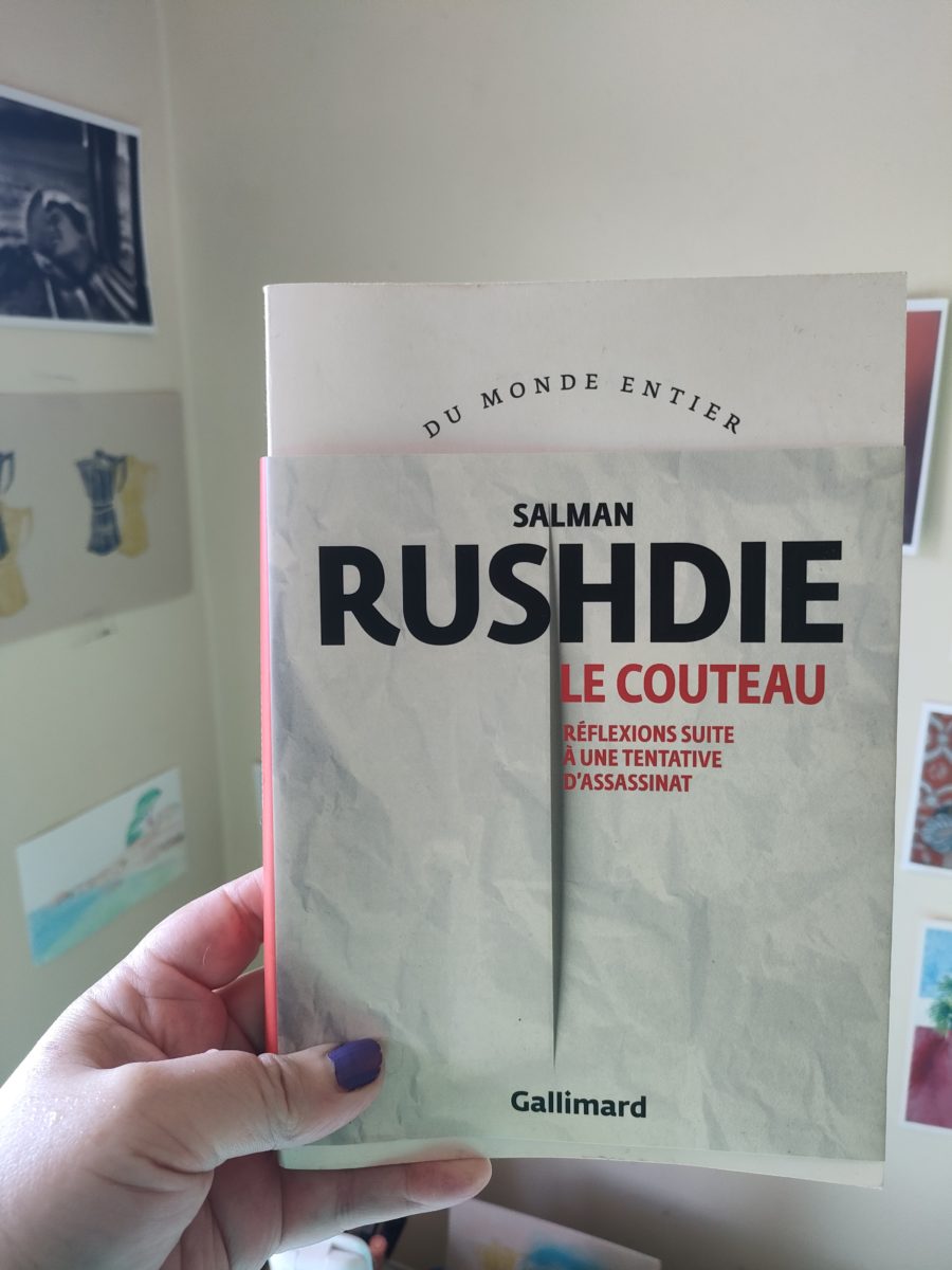 couverture du livre le couteau