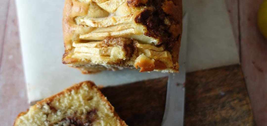 cake cinnamon roll aux pommes