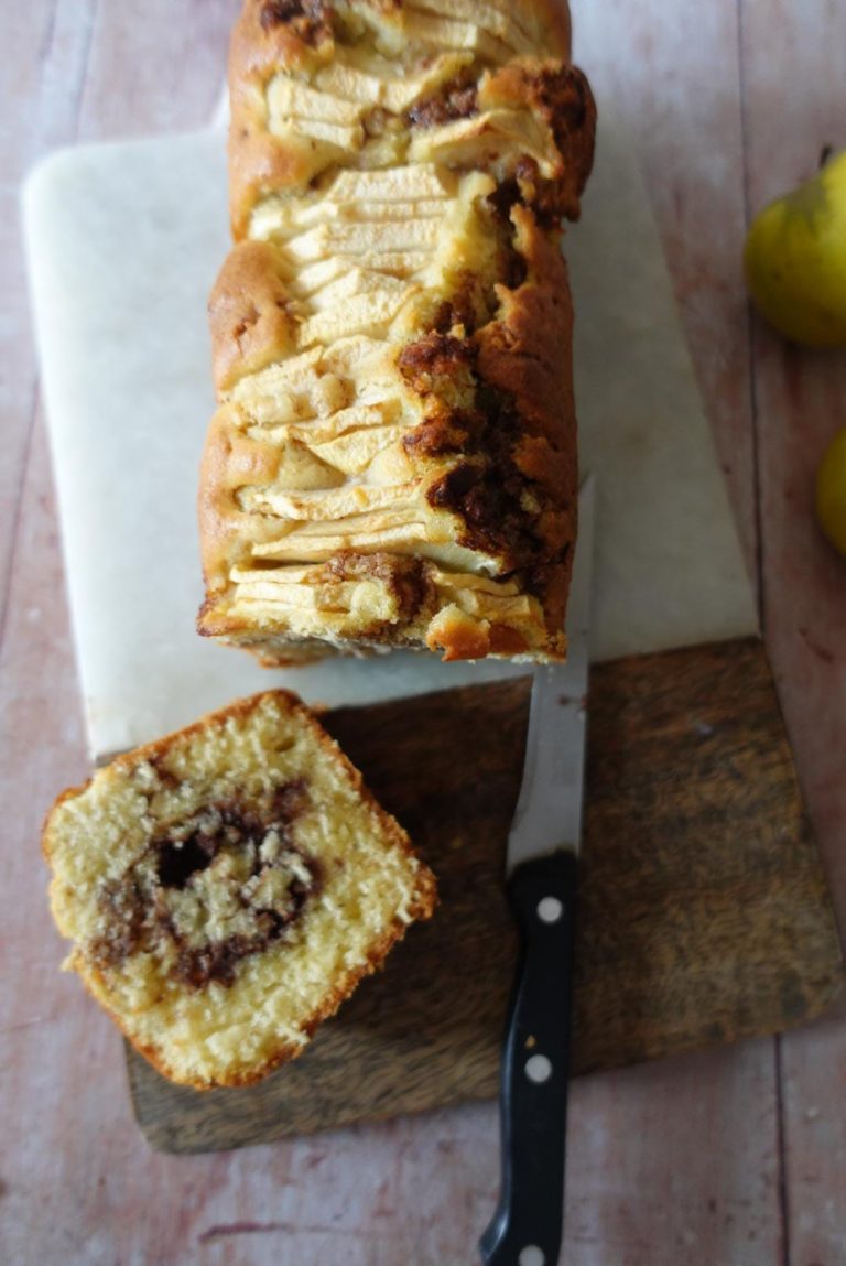 cake cinnamon roll aux pommes