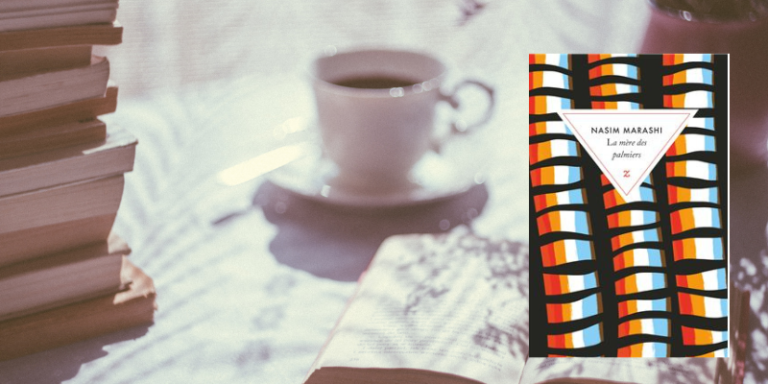 collage avec le roman la mère des palmiers