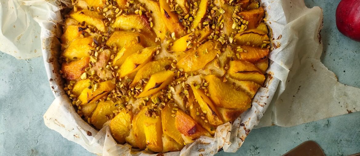 gâteau pêche ricotta