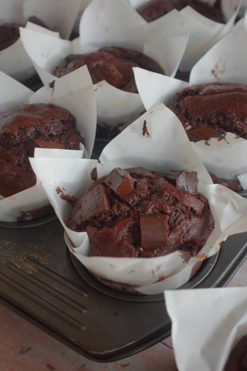 muffins très chocolat