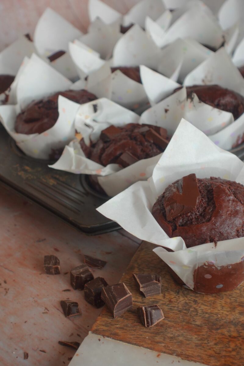 muffins très chocolat